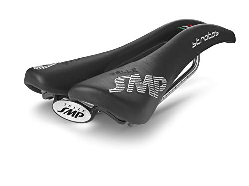 Selle SMP Herren 2201700500 Sattel, schwarz, 28 x 15 x 8 cm