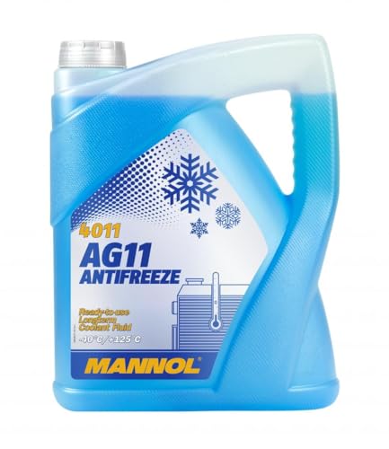 2X MANNOL MN4011-5 Longterm Antifreeze AG11-40°C Kühlerfrostschutz 5L