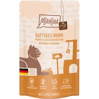 MjAMjAM - Premium Nassfutter für Katzen - Quetschie - purer Fleischgenuss - saftiges Hühnchen pur, 1er Pack (1 x 125 g). Getreidefrei mit extra viel Fleisch