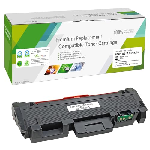 Kompatible Tonerkartusche B205 B210 B215 Schwarz Hohe Kapazität 3000 Seiten für Xerox B210-Drucker, Xerox B205 B215 Multifunktionsdrucker GREENPRINT