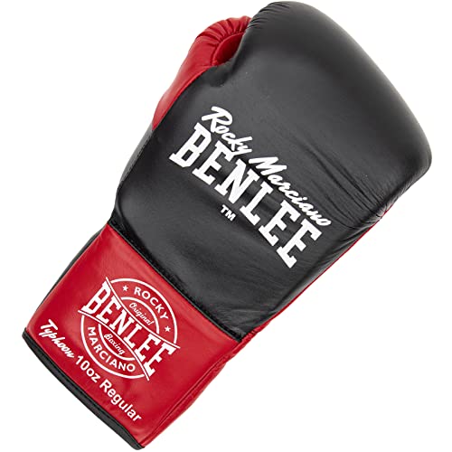 BENLEE Rocky Marciano Unisex – Erwachsene Typhoon Leather Contest Gloves, Red/Black, 10 oz L
