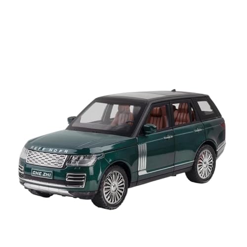 Auto im Maßstab 1:24 für Range Rover 2022 SUV Alloy Automodell Druckguss Automodell Auto Modell mit Sound und Licht Sammlerfahrzeugmodell ( Color : G
