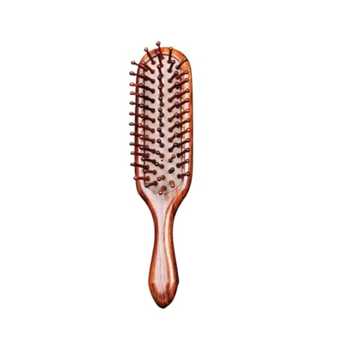 DXFBHWWS Haar-Styling-Werkzeuge, Luftkissen-Haarkämme, Kopfhaut-Massage-Haarbürste, Holz-Haarbürsten, 20,1 x 4,1 cm
