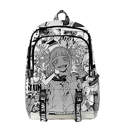 NCTCITY My Hero Academia Rucksack Student Daypack Schultasche Anime 3D-Druck Geschenkwaren Laptoptasche Bookbag Reise Schule Für Männer Frauen Jugendliche