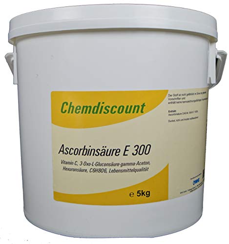 5kg Ascorbinsäure (Vitamin C) in Lebensmittelqualität E300, versandkostenfrei