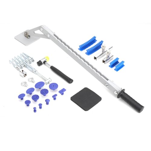 SUDEG Auto Ausbeulwerkzeug Spotter Zubehör,Einbeiniger Dellenabzieher, 6 Klauenhaken Ausbeulspotter Dellenlifter Stahl Reparatur Tool Ausbeulspotter Dellenlifter Stahl Reparatur Ausbeul-Tool-Set