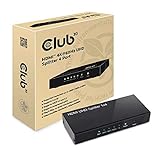 Club 3D CSV-1380 HDMI Splitter 1 Eingang auf 4 Ausg. 4K60Hz UHD retail Schwarz