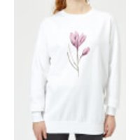 Flower 15 Women's Sweatshirt - White - XS - Weiß