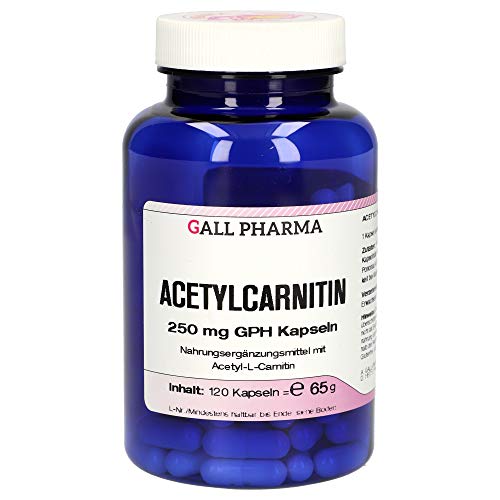 Gall Pharma Acetylcarnitin 250 mg GPH Kapseln, 1er Pack (1 x 120 Stück)