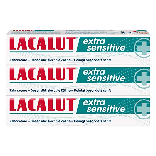 Lacalut extra Sensitiv Zahncreme 75 ml, 6er Pack (6 x 75 ml)