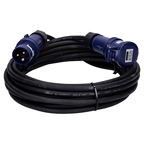 CEE-Kabel Verlängerungskabel Starkstromkabel 3-polig 230V H07RN-F 3G 2,5 16/3 16A IP44 Starkstrom 10m