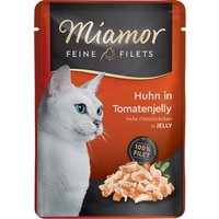 Sparpaket Miamor Feine Filets 24 x 100 g - Huhn & Tomate