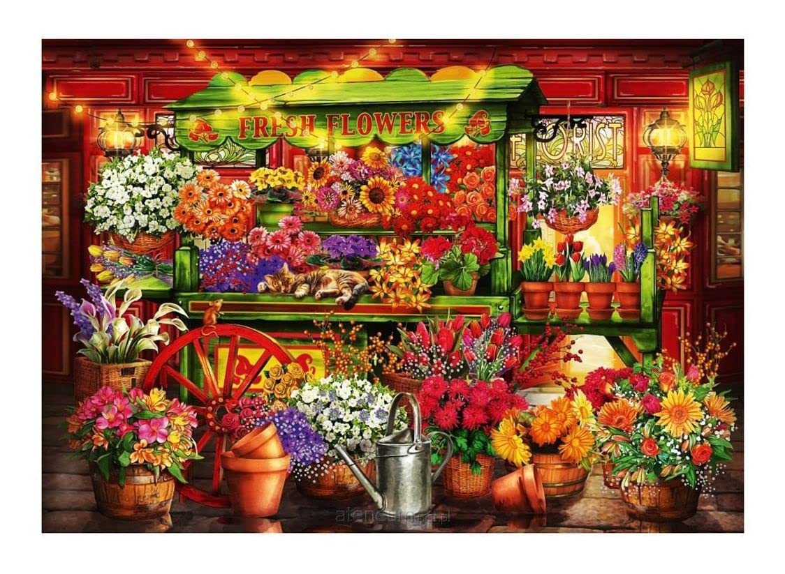 Bluebird Puzzle Flower Market Stall