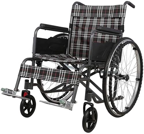 Rollstuhl-Aluminiumlegierung, manueller Rollstuhl, leichter, zusammenklappbarer Roller, behindertes Allradlager, Gewicht 130 kg