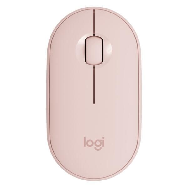 Logitech M350 Pebble Maus (kabellos, rosa)