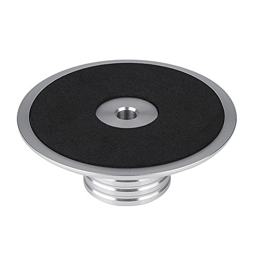 ciciglow Schallplattenstabilisator, Neue Schallplatten-Gewichtsklemme, universelles Befestigungswerkzeug für Schallplattenspieler(Silver)