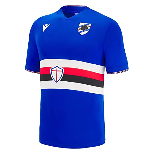 Macron UC Sampdoria Home Shorts 2022/23, blau, XL