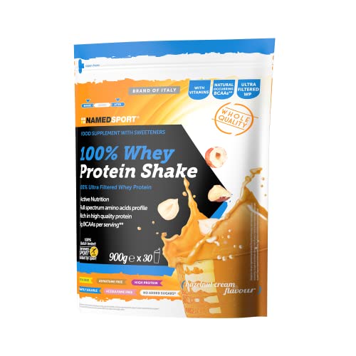 NAMEDSPORT 100% Whey Protein Shake Hazelnut Cream - 900 g