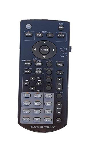 Ersatz-Fernbedienung kompatibel mit Kenwood DDX6905S DDX373BT DDX774BH DDX790 DDX6704S DNX451RVS DNX9960 DDX719 DMX120BT DNX5160DABS DNX5160BTS DNX3160BT Audio DVD TV
