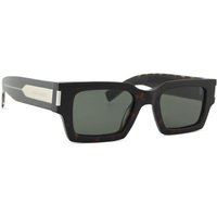 Saint Laurent Sonnenbrillen SL 572 Dark Havana/Grey 50/22/145 Unisex Brillen für Erwachsene