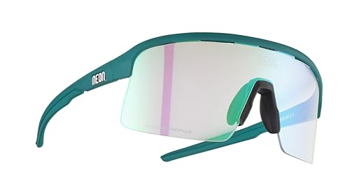 Neon Herren Arrow 2.0, Petroleum matt, Foto Plus Green Sonnenbrille, grün