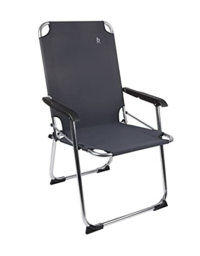 Bo-Camp Copa Rio XL - Klapp-Stuhl Aluminium schwarz 51x58x96cm Belastbarkeit 110kg