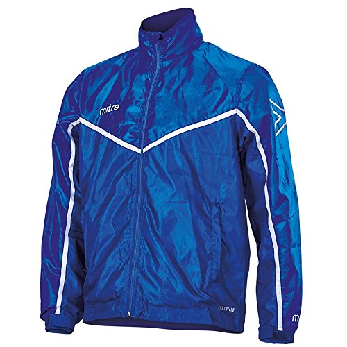 Mitre Herren Primero Fußball Training Regenjacke XS Royal/Weiß