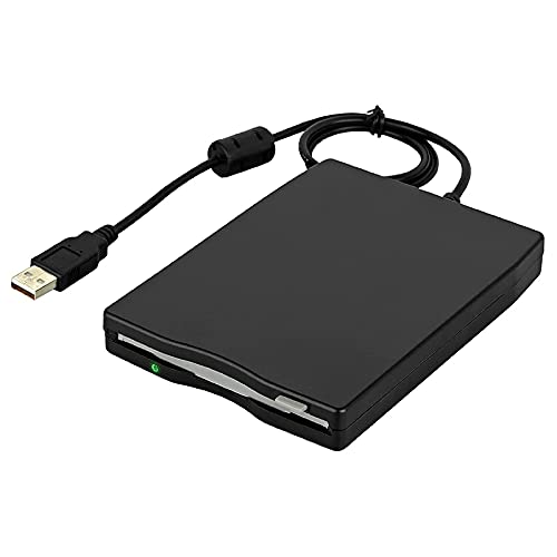 Fayme USB Disketten Laufwerk 3,5 Zoll USB Externes Disketten Laufwerk Tragbares 1,44 MB FDD USB Laufwerk Stecker und für PC Windows XP