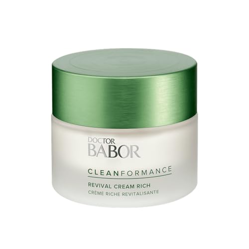 DOCTOR BABOR CLEANFORMANCE Revival Cream Rich, stärkt die Hautbarriere und beschleunigt die Zellerneuerung, schnell einziehend, 1 x 50 ml