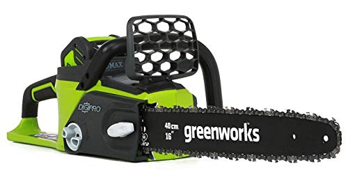Greenworks Nur bürstenloses Kettensägenwerkzeug GW 40V 40cm Bürstenlose Kettensäge Ohne Akku und Ladegerät