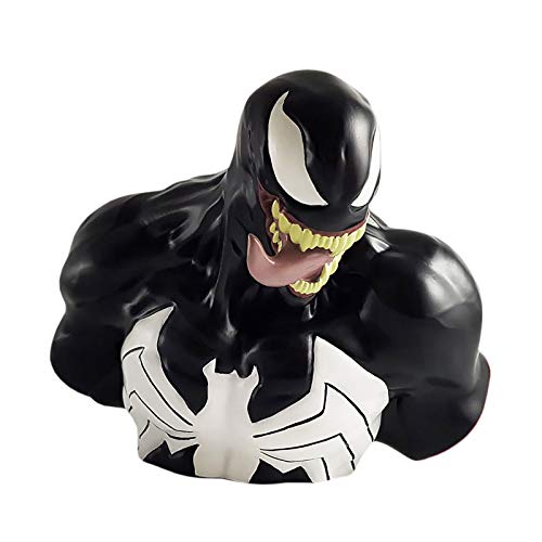 Marvel Deluxe Spardose Venom Büste schwarz/weiß, Bedruckt, Material: PVC, in Geschenkverpackung.