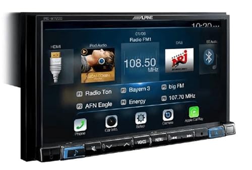 Alpine INE-W720DM - Multimedia Autoradio mit 7 Zoll Display - Apple CarPlay, Android Auto, Bluetooth, HDMI, USB, AUX, UKW, DAB+