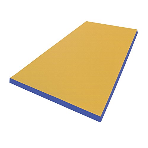 Weichbodenmatte Bodenmatte Gymnastikmatte Turnmatte Yogamatte 200x100x8 cm Gelb/Rot