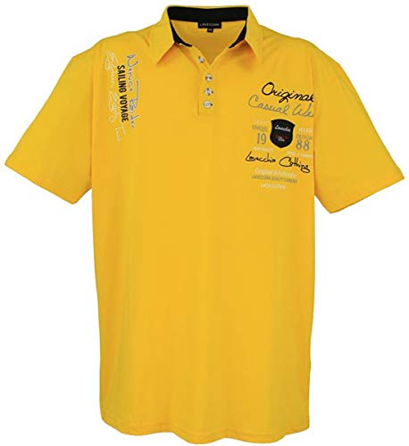 Lavecchia Herren Business Freizeit Poloshirt LV-610 Gelb Gr. 7XL