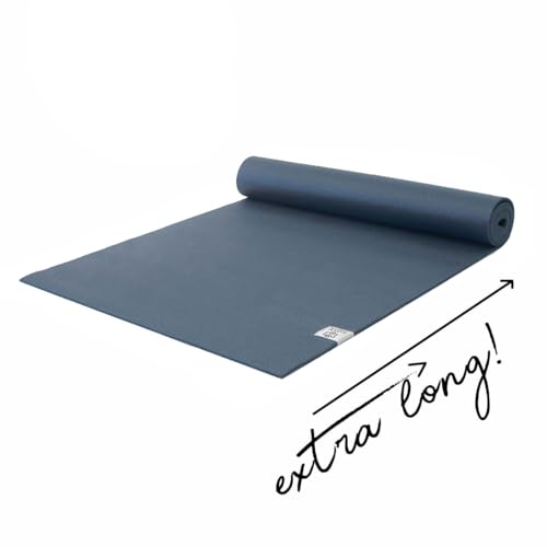 Extra lange Yogamatte | 200 cm lang | 6mm dick (Schwarz)