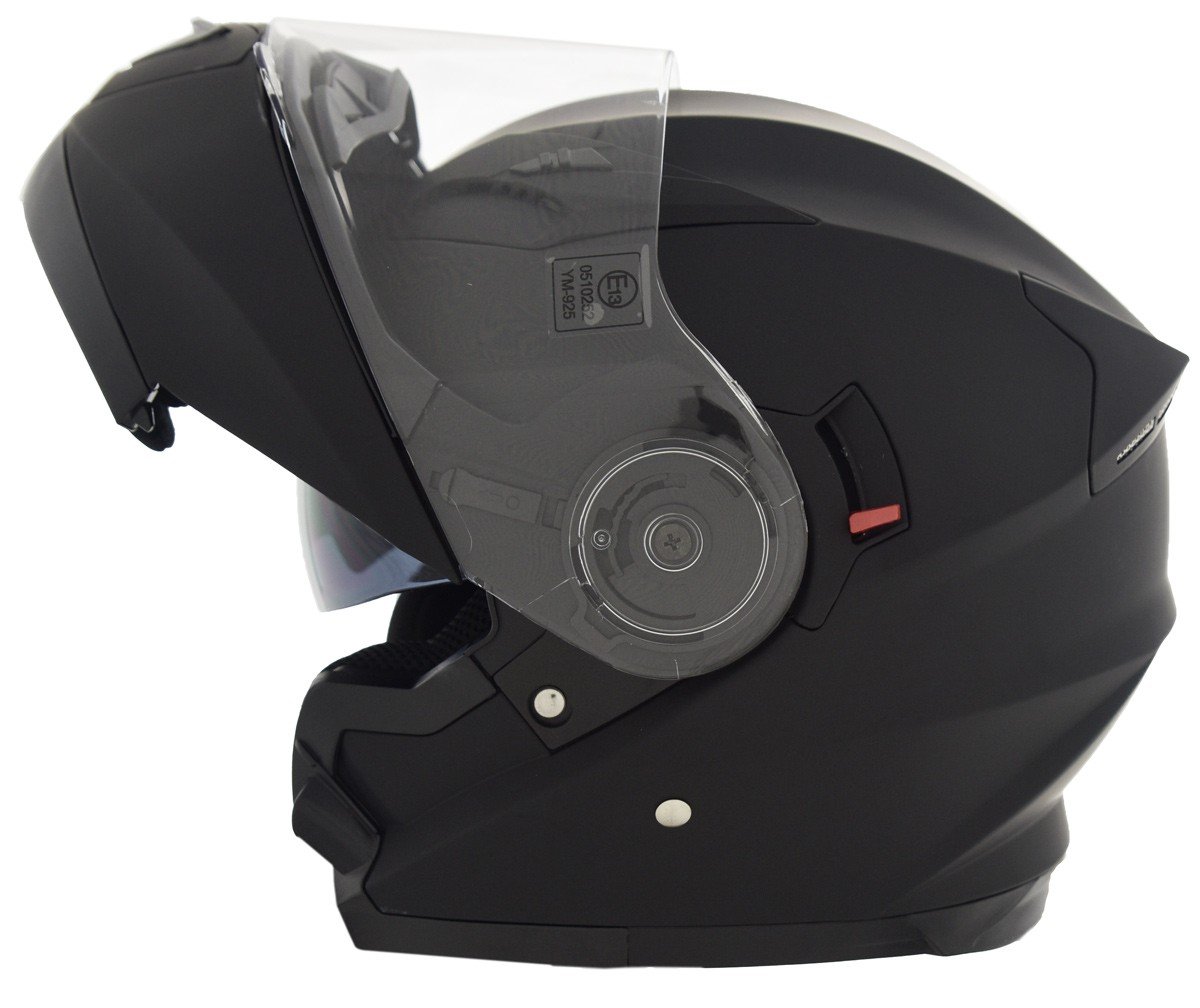 CRUIZER Helm Modular Motorrad zugelassen ece-22 – 05, schwarz matt, Größe L