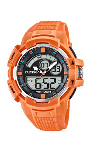 Calypso Watches Unisex Erwachsene Analog-Digital Quarz Uhr mit Plastik Armband K5767/1