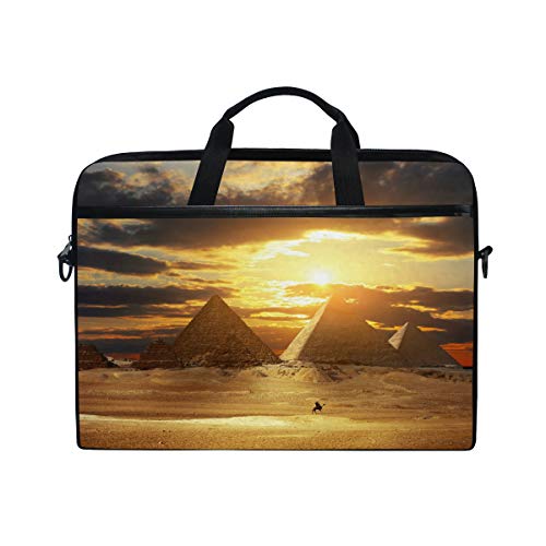 LUNLUMO Giza Pyramids 15 Zoll Laptop und Tablet Tasche Durable Tablet Sleeve für Business/College/Damen/Herren