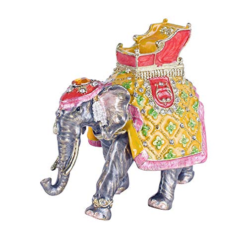 Pillendose Elefant Schmuckdose Deckeldose Faberge Dose Box Schmuckschatulle cl203 Palazzo Exklusiv