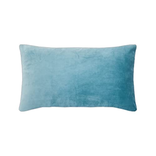 PAD - Kissenhülle, Kissenbezug - Elegance - Samt - 100% Polyester - Farbe: Aqua/Blau - 25 x 50 cm