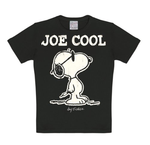 Logoshirt Peanuts - Snoopy - Joe Cool T-Shirt Kinder - rot - Lizenziertes Originaldesign, Größe 170/176, 15-16 Jahre