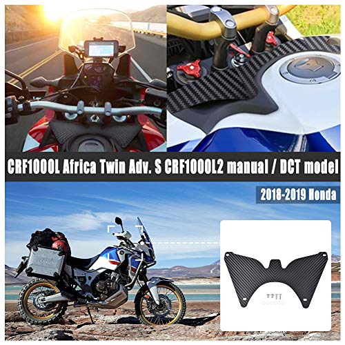 Motorrad Gabelschild Updraft Air Dam Windabweiser Reduziert Vibrationen Montagezubehör für CRF1000L CRF 1000 L CRF 1000L Africa Twin Adventure ADV Sports CRF1000L2 Handbuch und DCT-Modell 2018 2019