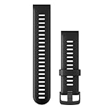 Garmin Wechsel-Armband, 22mm, Silikon, Schwarz, passend für Forerunner 945/935, einfach ein- und ausklicken, Wechsel ohne Werkzeug möglich