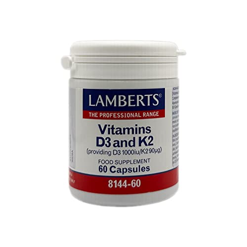 Lamberts Vitamins D3 and K2 60 Kappenules