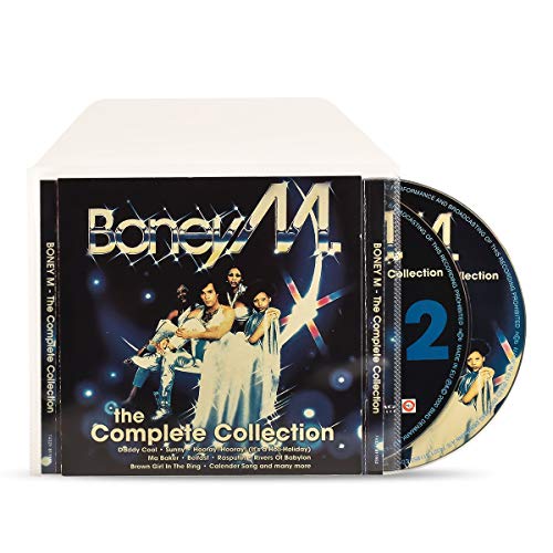 3L Doppel CD Hülle mit Platz für EIN Cover - 50 Stück - CD Hüllen aus Plastik für platzsparende Aufbewahrung - 10298