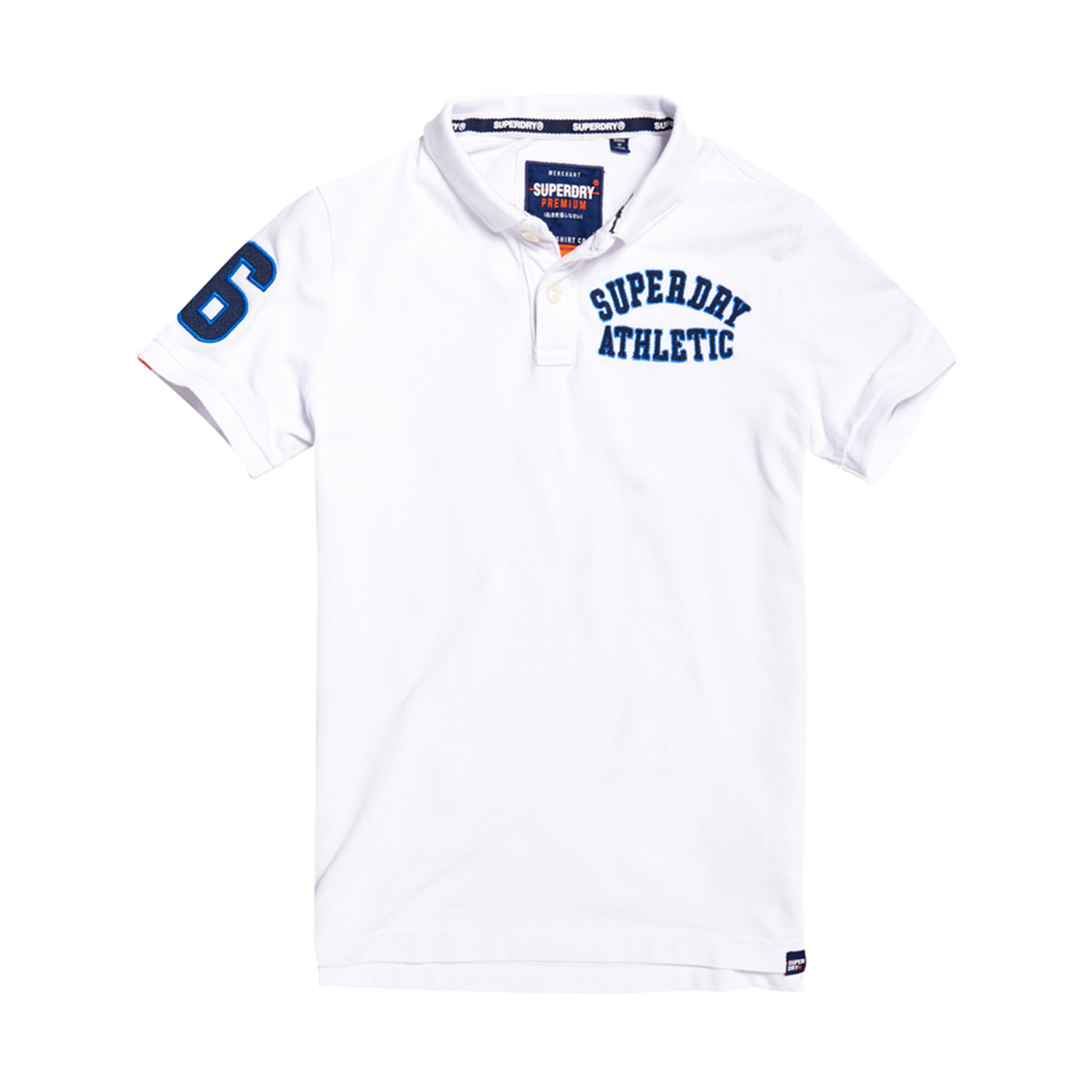 Superdry Herren Classic SUPERSTATE Pique Polo Poloshirt, Weiß (Optic 01C), 56