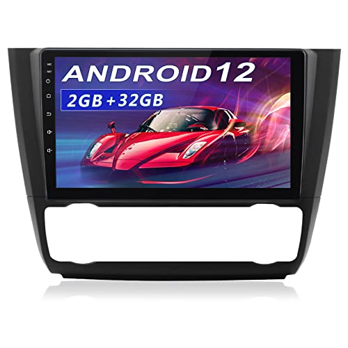 AWESAFE Android Radio mit Carplay/Android Auto Android 12 für BMW 1er E81/E82/E87/E88 2004-2011 9 Zoll Bildschirm mit Navi Bluetooth WiFi FM RDS Radio
