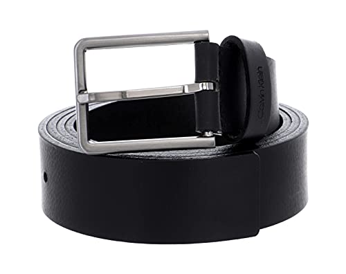 Calvin Klein Herren 35mm Essential Belt Gürtel, Schwarz (Black Bax), 85 (Herstellergröße: 95)