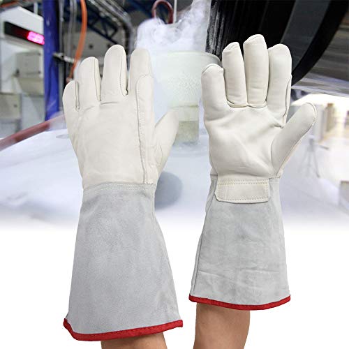 lahomie Handschuhe, säurebeständig, Cryo 40 cm lang, kriogenisch, mit Stickstoffbehandlung, flüssig, zur Behandlung mit Stickstoff, flüssig