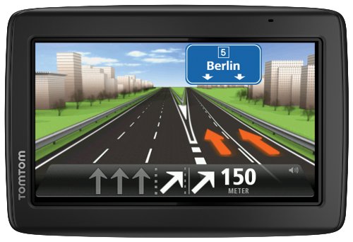TomTom Start 25 Europe Traffic Navigationssystem(13 cm (5 Zoll) Display, TMC, Fahrspur- & Parkassistent, IQ Routes, Favoriten, Europa 45) schwarz